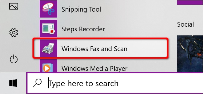 اسکن کردن اسناد در ویندوز ۱۰ با Windows Fax and Scan